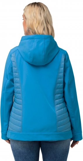 Ulla Popken Hyprar Quilt Mix Jacket Aqua - Striukės - 