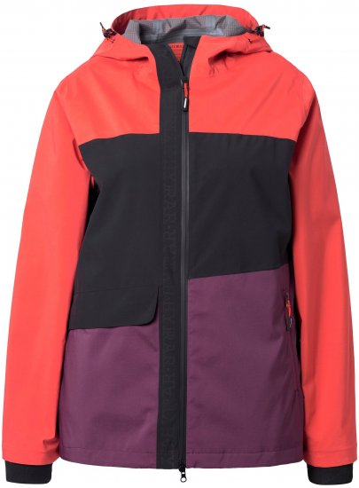 Ulla Popken HYPRAR Triple Function Jacket Dark Cherry - Striukės - 