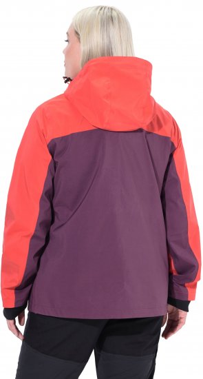 Ulla Popken HYPRAR Triple Function Jacket Dark Cherry - Striukės - 
