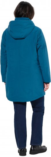 Ulla Popken HYPRAR Long Softshell Jacket Ocean Blue - Striukės - 