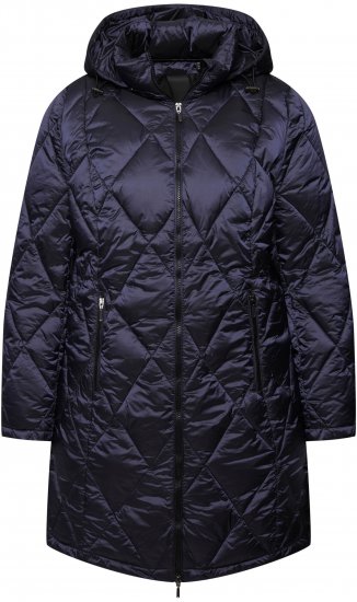 Ulla Popken HYPRAR Diamond Quilted Jacket Night Blue - Striukės - 