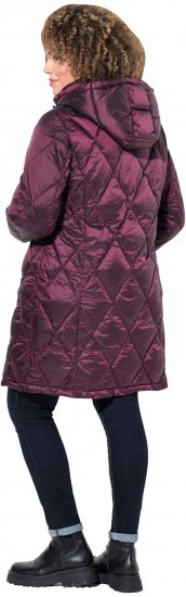Ulla Popken HYPRAR Diamond Quilted Jacket Carmine Red - Striukės - 