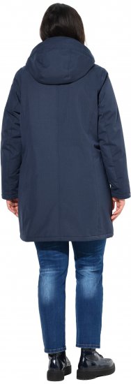Ulla Popken HYPRAR Drawstring Waist Parka Navy - Striukės - 
