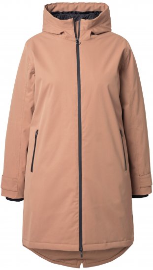 Ulla Popken HYPRAR Triple-Function Longline Jacket Camel - Striukės - 