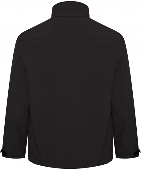 Kam Jeans KV132 Softshell Panelled Jacket Black - Didelės vyriškos striukės - Didelės vyriškos striukės