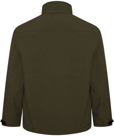 Kam Jeans KV132 Softshell Panelled Jacket Olive - Didelės vyriškos striukės - Didelės vyriškos striukės