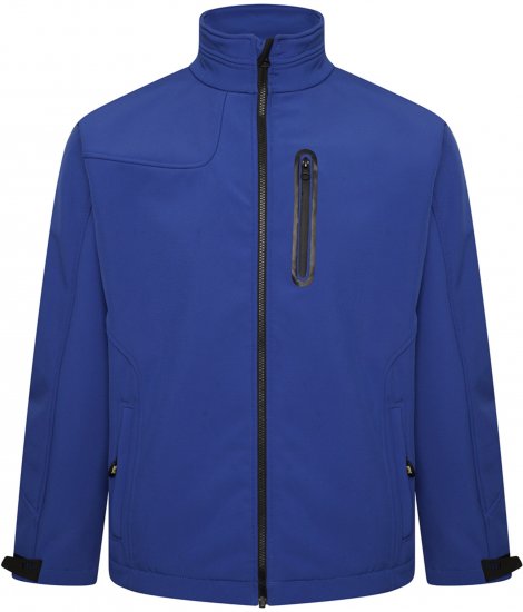 Kam Jeans KV132 Softshell Panelled Jacket Royal Blue - Didelės vyriškos striukės - Didelės vyriškos striukės