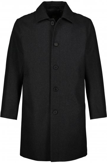 JP1880 Coat Wool Blend Water Repellent Dark Grey - Didelės vyriškos striukės - Didelės vyriškos striukės