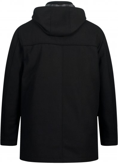 JP1880 Dufflecoat Water-repellent Black - Didelės vyriškos striukės - Didelės vyriškos striukės