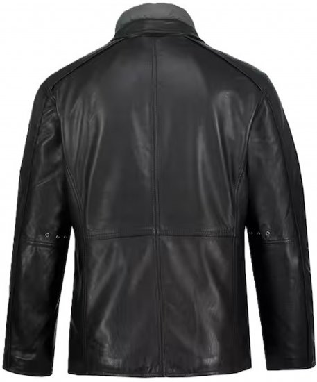JP1880 Jacket Nappa Lamb Leather Black - Didelės vyriškos striukės - Didelės vyriškos striukės