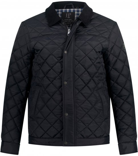 JP1880 Jacket Quilted Black - Didelės vyriškos striukės - Didelės vyriškos striukės