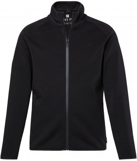 JAY-PI FLEXNAMIC® Golf Sweat Jacket with Zipper Black - Sportiniai drabuziai & outdoor - Dideliu dydziu sportiniai drabuziai vyrams