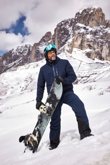 Jay-Pi Ski Jacket Functional Waterproof Windproof Navy - Slidinėjimo apranga - 