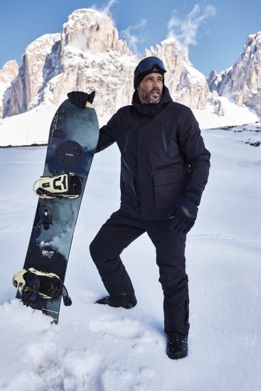 Jay-Pi Ski Jacket Functional Waterproof Windproof Breathable Black - Slidinėjimo apranga - 