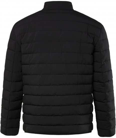 JP1880 Jacket Quilted Stand-up Collar Black - Didelės vyriškos striukės - Didelės vyriškos striukės