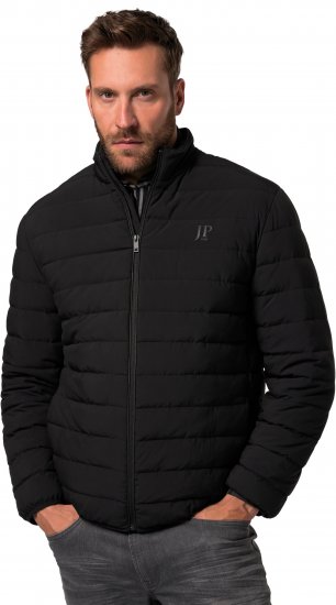 JP1880 Jacket Quilted Stand-up Collar Black - Didelės vyriškos striukės - Didelės vyriškos striukės