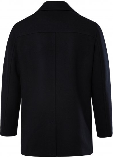 JP1880 Caban Short Double-breasted Overcoat Navy - Didelės vyriškos striukės - Didelės vyriškos striukės