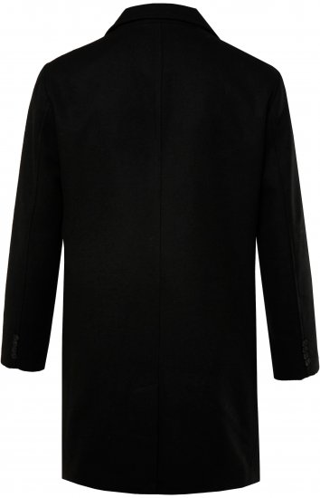 JP1880 Coat Classic Wool Blend Black - Didelės vyriškos striukės - Didelės vyriškos striukės