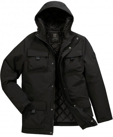 JP1880 Field Jacket Wind-repellent Black - Didelės vyriškos striukės - Didelės vyriškos striukės