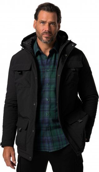 JP1880 Field Jacket Wind-repellent Black - Didelės vyriškos striukės - Didelės vyriškos striukės