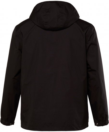 Jay-Pi Jacket Technical Weatherproof Stomach Fit Black - Didelės vyriškos striukės - Didelės vyriškos striukės