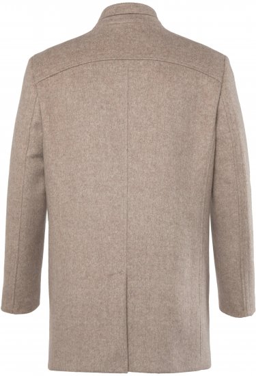 JP1880 Coat Wool Blend Beige Melange - Didelės vyriškos striukės - Didelės vyriškos striukės