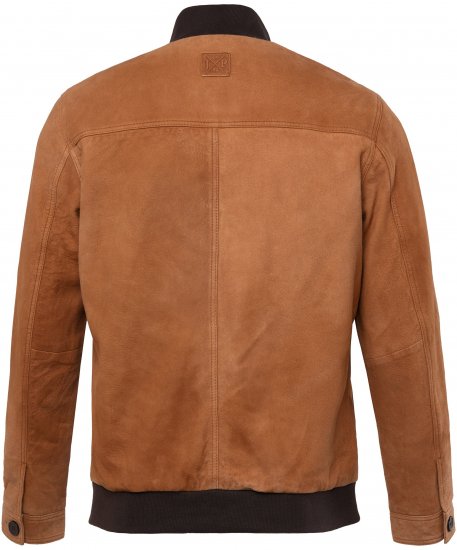 JP1880 Jacket Leather Lamb Nappa Brown - Didelės vyriškos striukės - Didelės vyriškos striukės