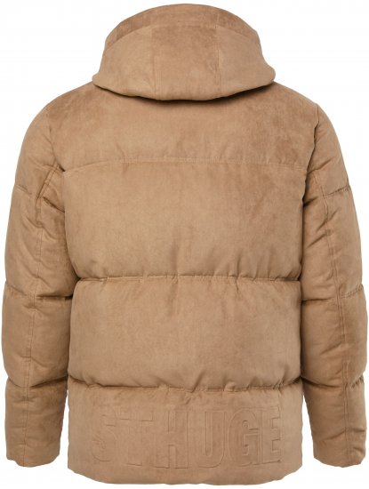 STHUGE Jacket Puffer With Warm Quilting Beige - Didelės vyriškos striukės - Didelės vyriškos striukės