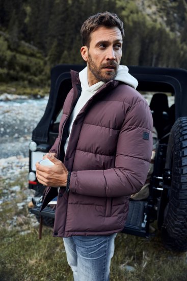 JP1880 Jacket Quilted Extra Warm Brown - Didelės vyriškos striukės - Didelės vyriškos striukės