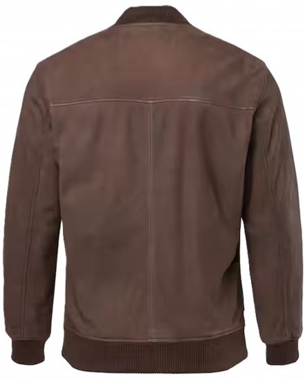 JP1880 Jacket Buffed Nubuck Lamb Leather Brown - Didelės vyriškos striukės - Didelės vyriškos striukės
