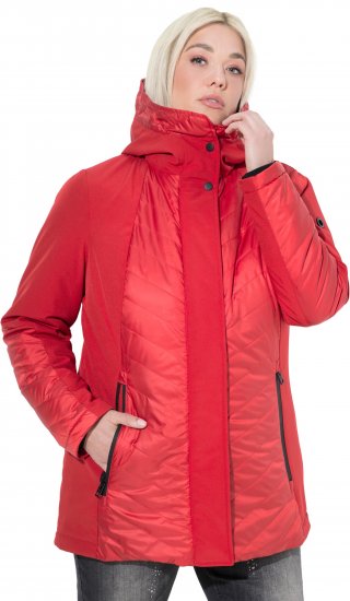 Ulla Popken HYPRAR Functional Softshell Jacket Red - Striukės - 