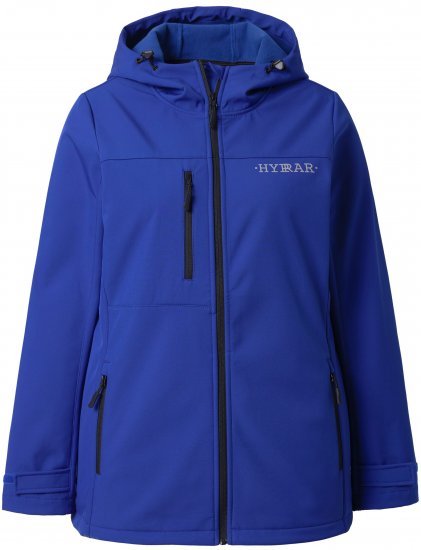 Ulla Popken HYPRAR Softshell Fleece Lined Jacket Capri Blue - Striukės - 