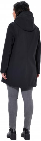 Ulla Popken HYPRAR Water Repellent Softshell Jacket Black - Striukės - 