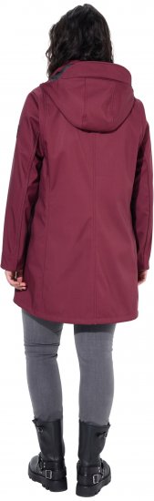 Ulla Popken HYPRAR Water Repellent Softshell Jacket Cherry - Striukės - 