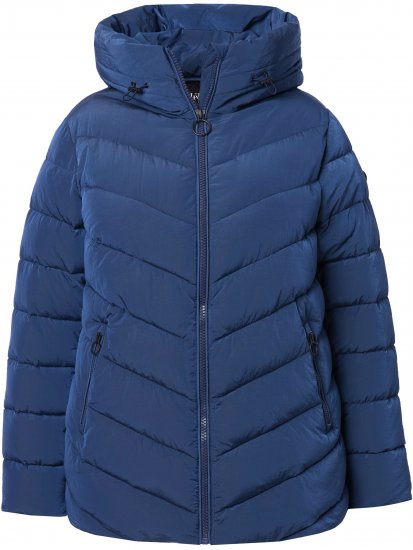 Ulla Popken HYPRAR Quilted Puffer Jacket Navy - Striukės - 