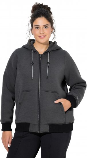 Ulla Popken Water-Repellant Softshell Jacket Black - Striukės - 