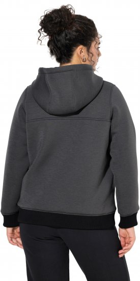 Ulla Popken Water-Repellant Softshell Jacket Black - Striukės - 