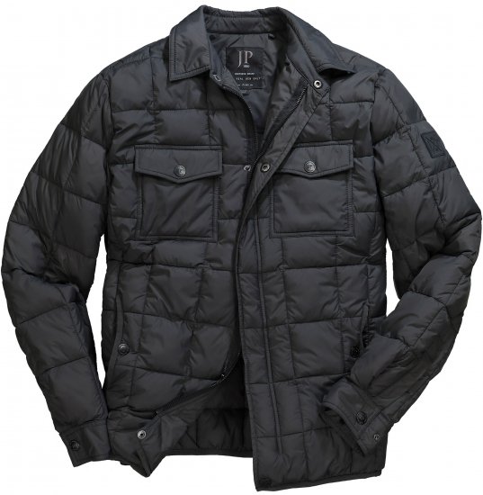 JP1880 Quilted Shirt Collar Jacket TALL Anthracite - TALL striukės - 