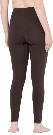 Ulla Popken Basic Stretch Knit Ankle Length Leggings Pine Brown - Džinsai & Kelnės Didelėse Dydžiuose – Plus Size - 