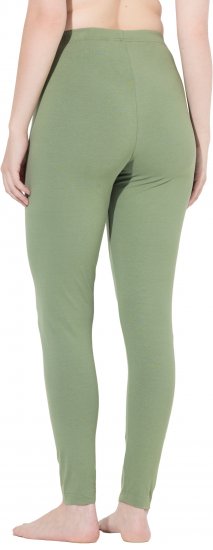 Ulla Popken Basic Stretch Knit Ankle Length Leggings Olive - Džinsai & Kelnės Didelėse Dydžiuose – Plus Size - 