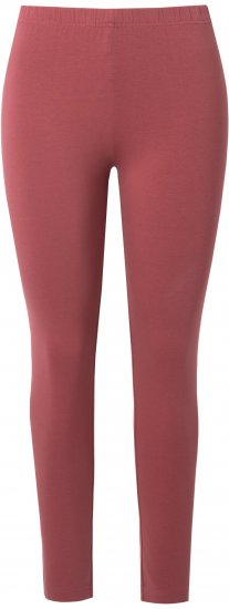 Ulla Popken Basic Stretch Knit Ankle Length Leggings Brick Red - Džinsai & Kelnės Didelėse Dydžiuose – Plus Size - 