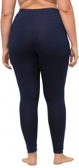 Ulla Popken Viscose Spandex Leggings Night Blue - Džinsai & Kelnės Didelėse Dydžiuose – Plus Size - 