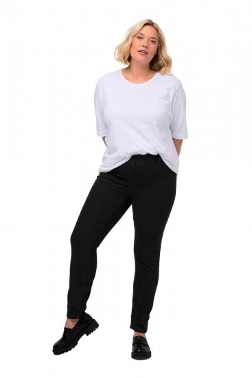 Ulla Popken Denim Look All Elastic Pocket Sienna Jeggings Black - Ulla Popken - Ulla Popken didelių dydžių rūbai
