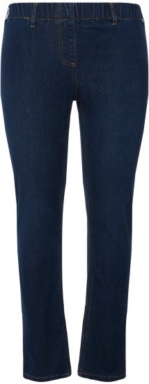 Ulla Popken Denim Look All Elastic Pocket Sienna Jeggings Blue Denim - Džinsai & Kelnės Didelėse Dydžiuose – Plus Size - 