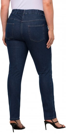 Ulla Popken Denim Look All Elastic Pocket Sienna Jeggings Blue Denim - Džinsai & Kelnės Didelėse Dydžiuose – Plus Size - 