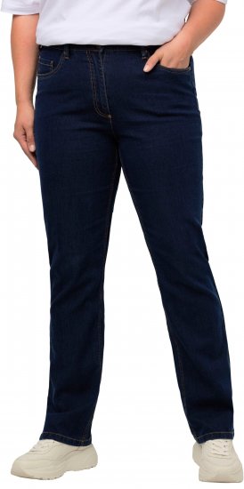 Ulla Popken Regular Fit Mandy Stretch Jeans Blue Denim - Džinsai & Kelnės Didelėse Dydžiuose – Plus Size - 