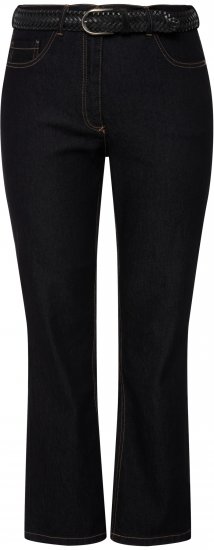 Ulla Popken Regular Fit Mandy Stretch Jeans Dark Blue Denim - Džinsai & Kelnės Didelėse Dydžiuose – Plus Size - 