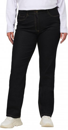 Ulla Popken Regular Fit Mandy Stretch Jeans Dark Blue Denim - Džinsai & Kelnės Didelėse Dydžiuose – Plus Size - 