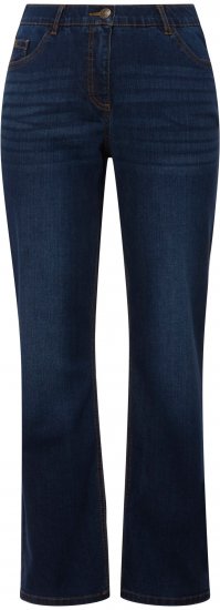 Ulla Popken Straight Leg Mandy Fit Stretch Jeans Blue Denim - Džinsai & Kelnės Didelėse Dydžiuose – Plus Size - 