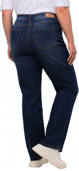 Ulla Popken Straight Leg Mandy Fit Stretch Jeans Blue Denim - Džinsai & Kelnės Didelėse Dydžiuose – Plus Size - 